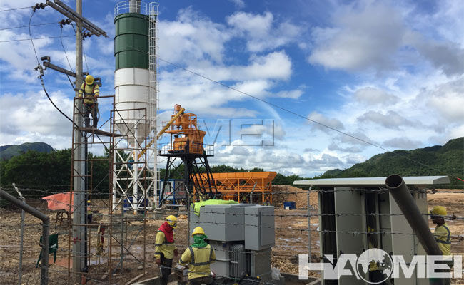 мини бетонный завод китай